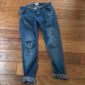 Hudson distressed jeans